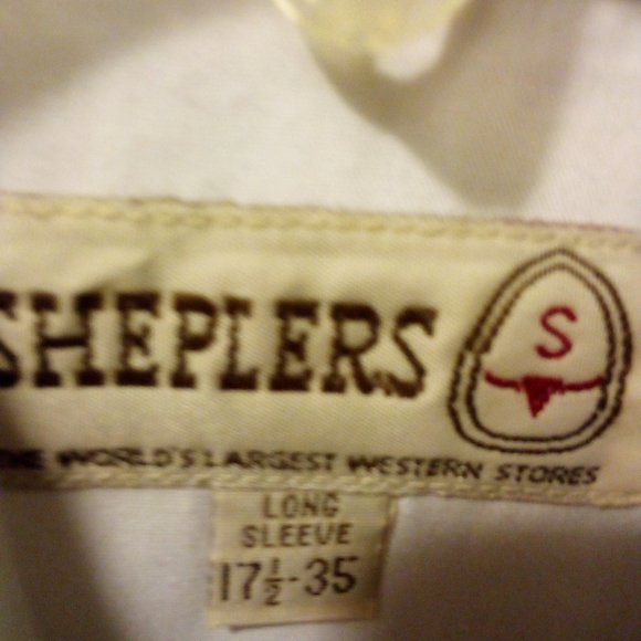 2 WESTERN SNAP LS DRESS SHIRTS XL- ROPER AND XL SHEPLERS - Picture 8 of 8